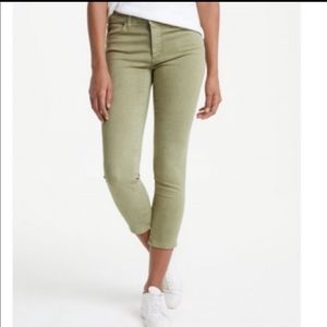 Adriano goldschmied cropped olive pants